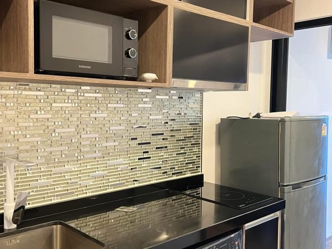 1 bedroom condo for rent at CYBIQ Ratchada 32. 25 sqm unit in Bangkok. Contact BACH Bangkok for more information.