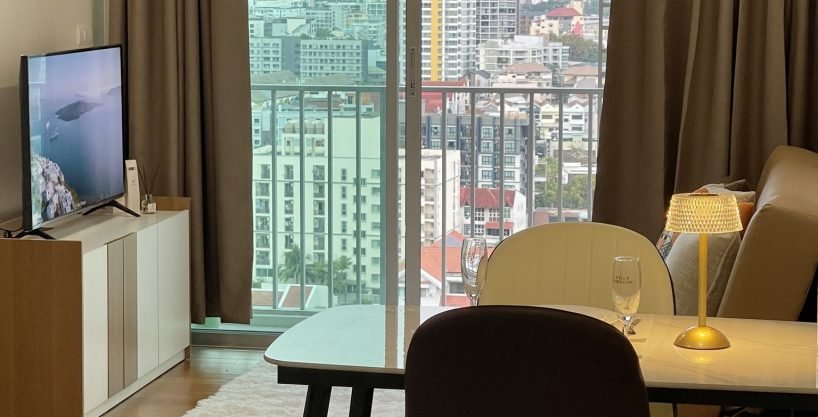 1 bedroom condo for rent at THE LINE Phahonyothin Park. 44.5 sqm unit in Bangkok. Contact BACH Bangkok for more information.