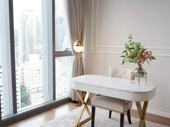 2 bedroom condo for rent at Kraam Sukhumvit 26. 110 sqm unit in Bangkok. Contact BACH Bangkok for more information.