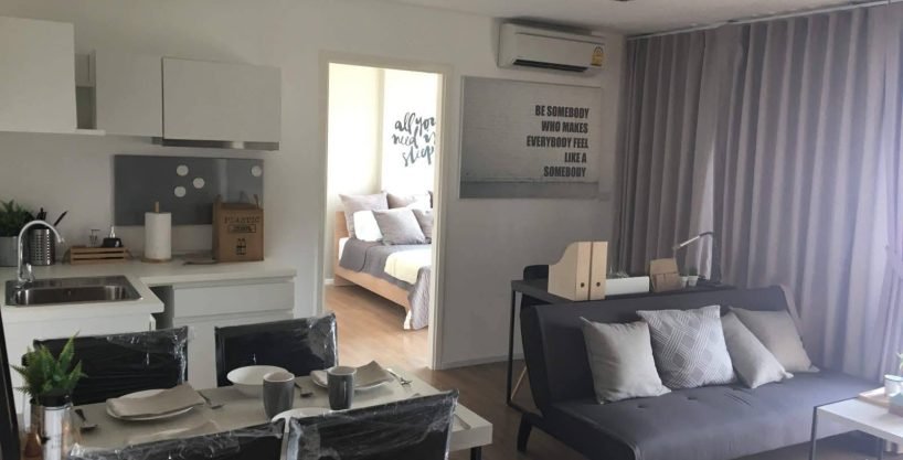 2 bedroom condo for rent at B Republic. 54 sqm unit in Bangkok. Contact BACH Bangkok for more information.