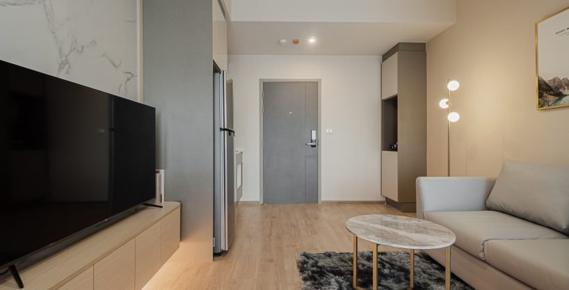 1 bedroom condo for rent at IDEO RAMA 9 – ASOKE. 40 sqm unit in Bangkok. Contact BACH Bangkok for more information.