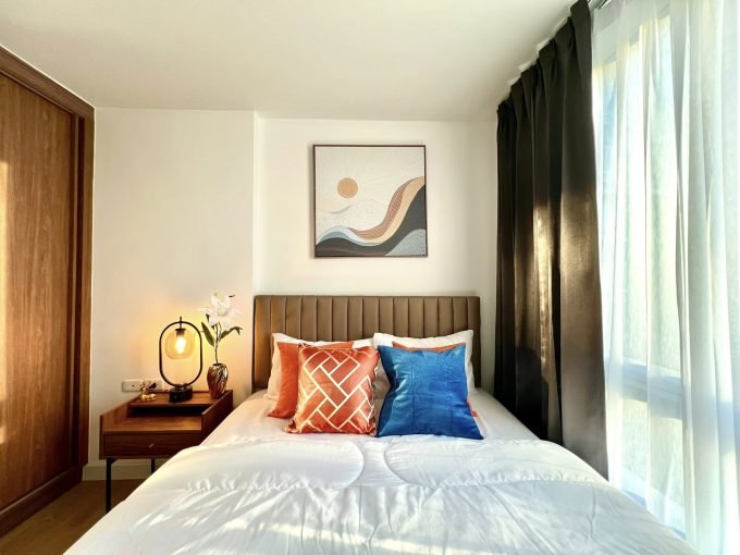 1 bedroom condo for rent at The Base Sukhumvit 77. 31 sqm unit in Bangkok. Contact BACH Bangkok for more information.