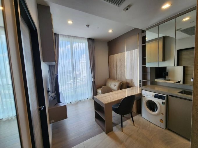 1 bedroom condo for rent at The Crest Park Residences. 35 sqm unit in Bangkok. Contact BACH Bangkok for more information.