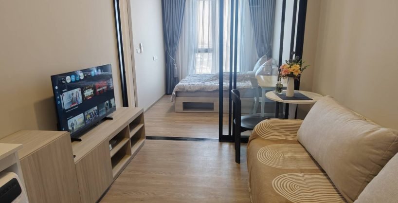 1 bedroom condo for rent at Plum Condo New West. 27.4 sqm unit in Bangkok. Contact BACH Bangkok for more information.