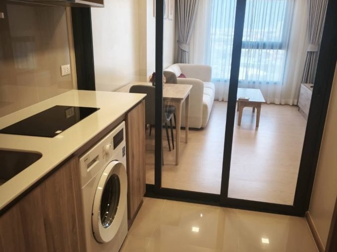 1 bedroom condo for rent at The Base Urban Rama 9. 35 sqm unit in Bangkok. Contact BACH Bangkok for more information.