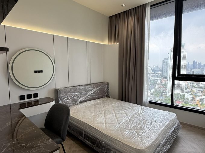 2 bedroom condo for rent at Chapter Charoennakorn-Riverside. 68 sqm unit in Bangkok. Contact BACH Bangkok for more information.