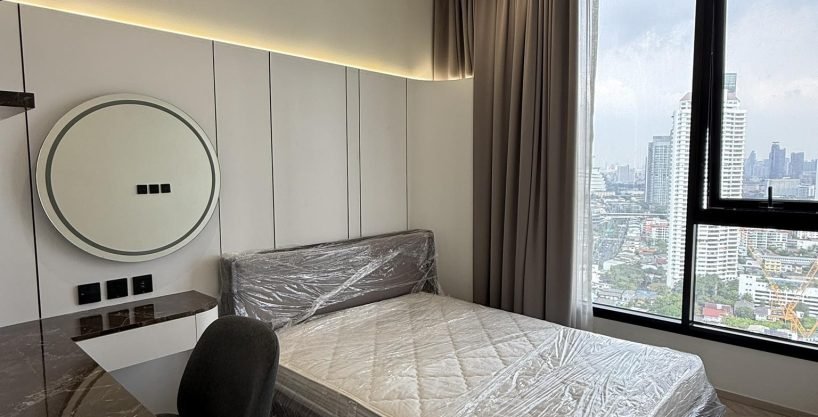 2 bedroom condo for rent at Chapter Charoennakorn-Riverside. 68 sqm unit in Bangkok. Contact BACH Bangkok for more information.