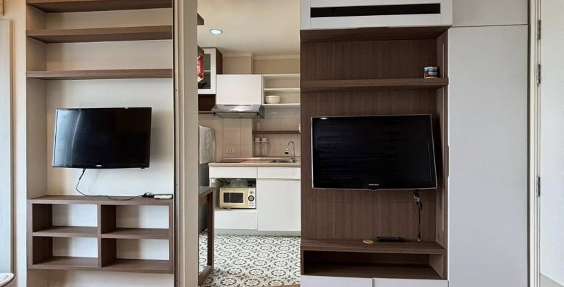 1 bedroom condo for rent at Lumpini Park Rattanathibet - Ngamwongwan. 23 sqm unit in Bangkok. Contact BACH Bangkok for more information.