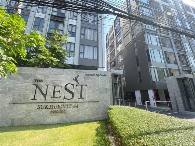 1 bedroom condo for rent at The Nest Sukhumvit 64. 28 sqm unit in Bangkok. Contact BACH Bangkok for more information.