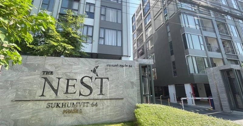 1 bedroom condo for rent at The Nest Sukhumvit 64. 28 sqm unit in Bangkok. Contact BACH Bangkok for more information.