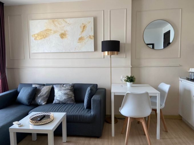 1 bedroom condo for rent at Thru Thonglor. 31.27 sqm unit in Bangkok. Contact BACH Bangkok for more information.