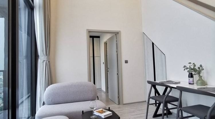 1 bedroom condo for rent at The Line sukhumvit 101. 44 sqm unit in Bangkok. Contact BACH Bangkok for more information.