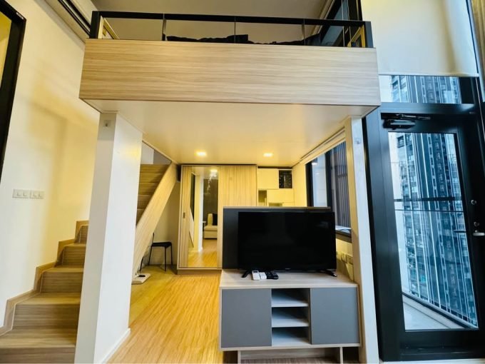 1 bedroom condo for rent at Chewathai Residence Asoke. 37 sqm unit in Bangkok. Contact BACH Bangkok for more information.