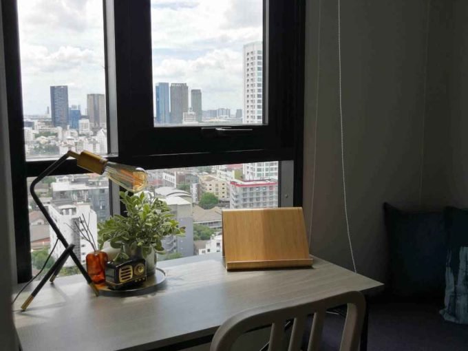 Studio condo for rent at Chapter One Midtown Ladprao 24. 23 sqm unit in Bangkok. Contact BACH Bangkok for more information.
