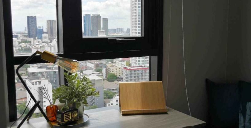Studio condo for rent at Chapter One Midtown Ladprao 24. 23 sqm unit in Bangkok. Contact BACH Bangkok for more information.