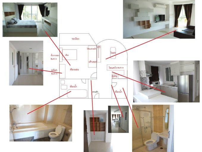 1 bedroom condo for rent at Champs Elysees Avenue. 62 sqm unit in Bangkok. Contact BACH Bangkok for more information.