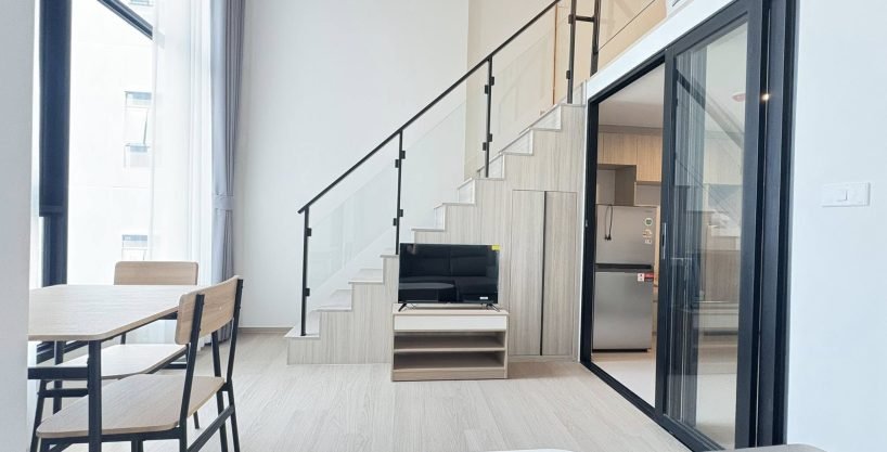 1 bedroom condo for rent at Origin Play Bangkhunnon. 31.8 sqm unit in Bangkok. Contact BACH Bangkok for more information.