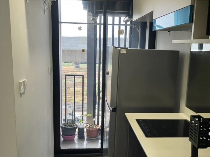 1 bedroom condo for rent at Nue Cross Khu Khot Station. 23 sqm unit in Bangkok. Contact BACH Bangkok for more information.