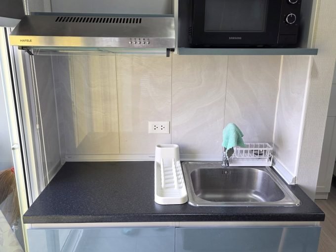 Studio condo for rent at Supalai City Home Sanambinnam-Rattanathibeth. 25 sqm unit in Bangkok. Contact BACH Bangkok for more information.