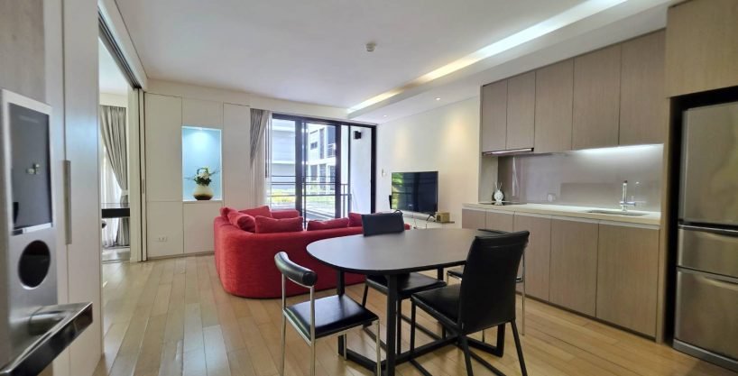 1 bedroom condo for rent at Mode Sukhumvit 61. 56 sqm unit in Bangkok. Contact BACH Bangkok for more information.