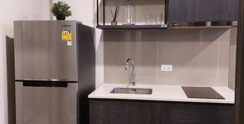 1 bedroom condo for rent at XT Huaikhwang. 30 sqm unit in Bangkok. Contact BACH Bangkok for more information.