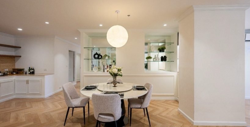 3 bedroom condo for sale at Moon Tower. 202 sqm unit in Bangkok. Contact BACH Bangkok for more information.