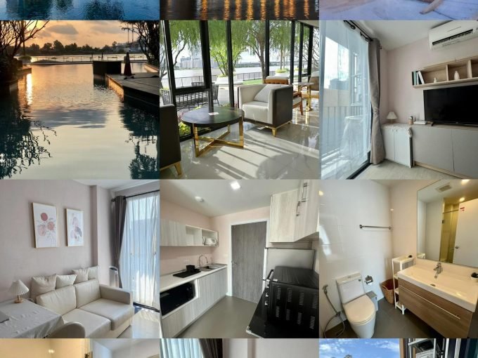 1 bedroom condo for rent at Metro Luxe Riverfront Rattanathibet. 29.06 sqm unit in Bangkok. Contact BACH Bangkok for more information.