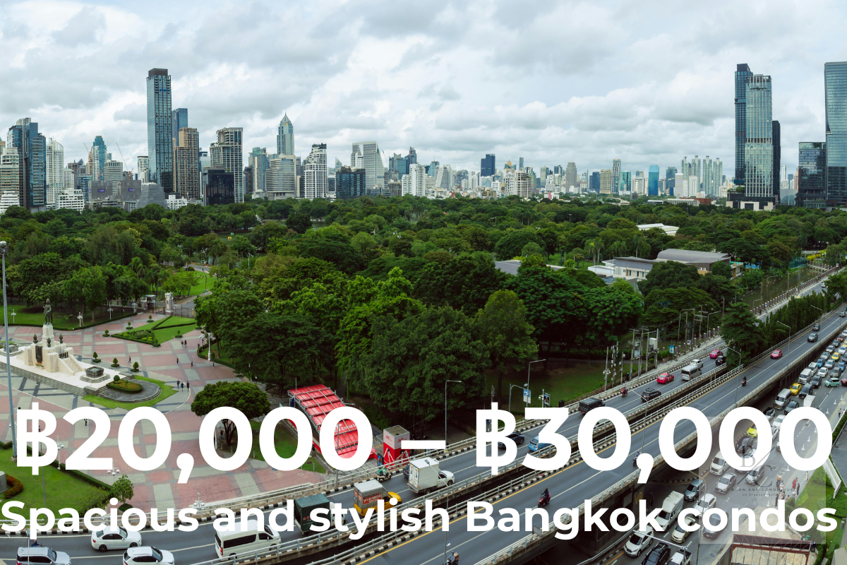 Condos for rent from 20000 to 30000 baht in Bangkok