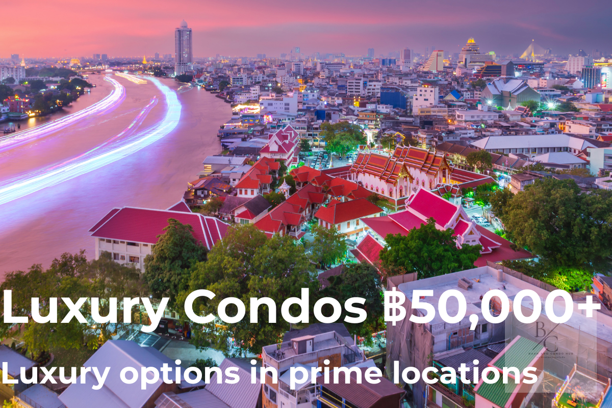 Luxury condos for rent in Bangkok above 50000 baht near Sukhumvit BTS